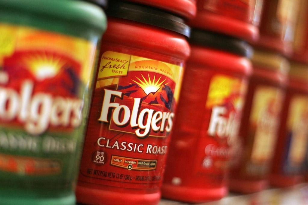 Venta de cafe Folgers